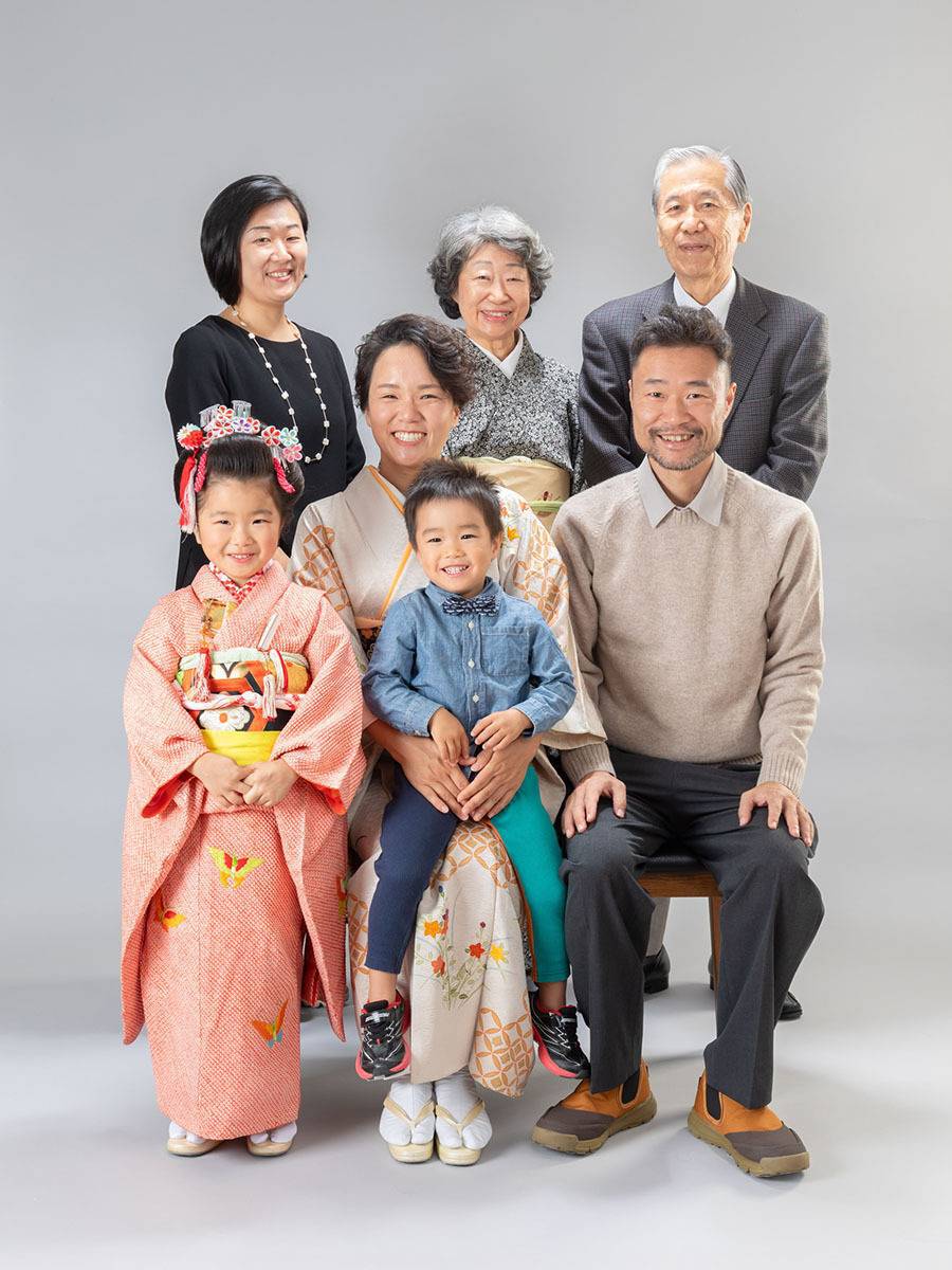 家族写真京都市北区北野西白梅町